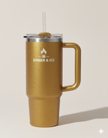 Ember & Ice DrinkFles Goud